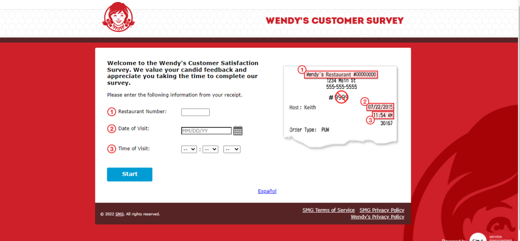 Wendy’s Customer Satisfaction Survey  